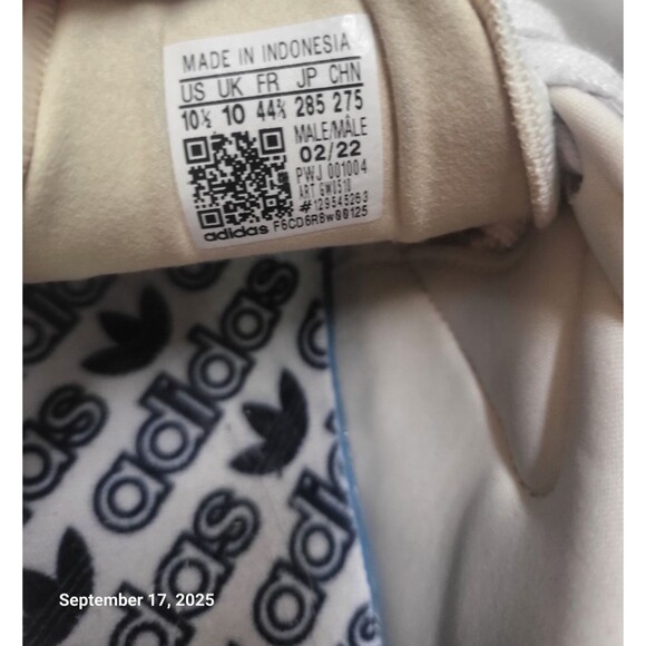 Adidas Run 80s Beige Ivory Collegiate Beige SZ 10.5 Men's - Picture 6 of 6